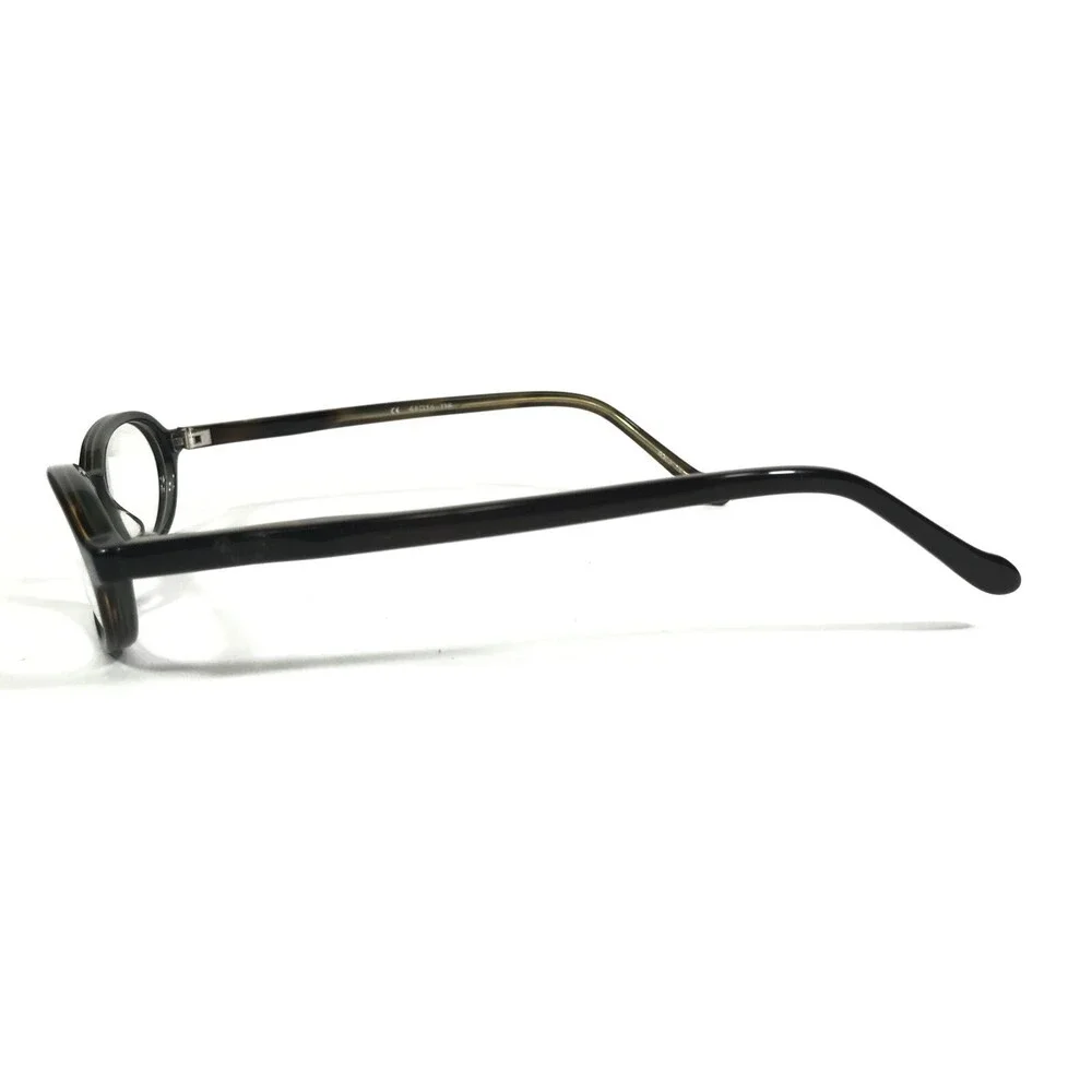 Matsuda Eyeglasses Frames 10321 BR/IG Brown Green Oval Horn Rim 48-16-138